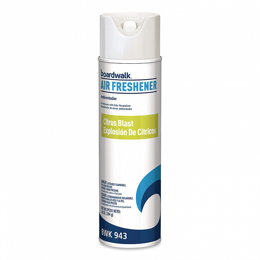 Aerosol Air Freshener, Citrus, 10 oz Aerosol Spray, 6/Carton (943)