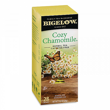 Single Flavor Tea, Cozy Chamomile, 28 Bags/Box (00401)