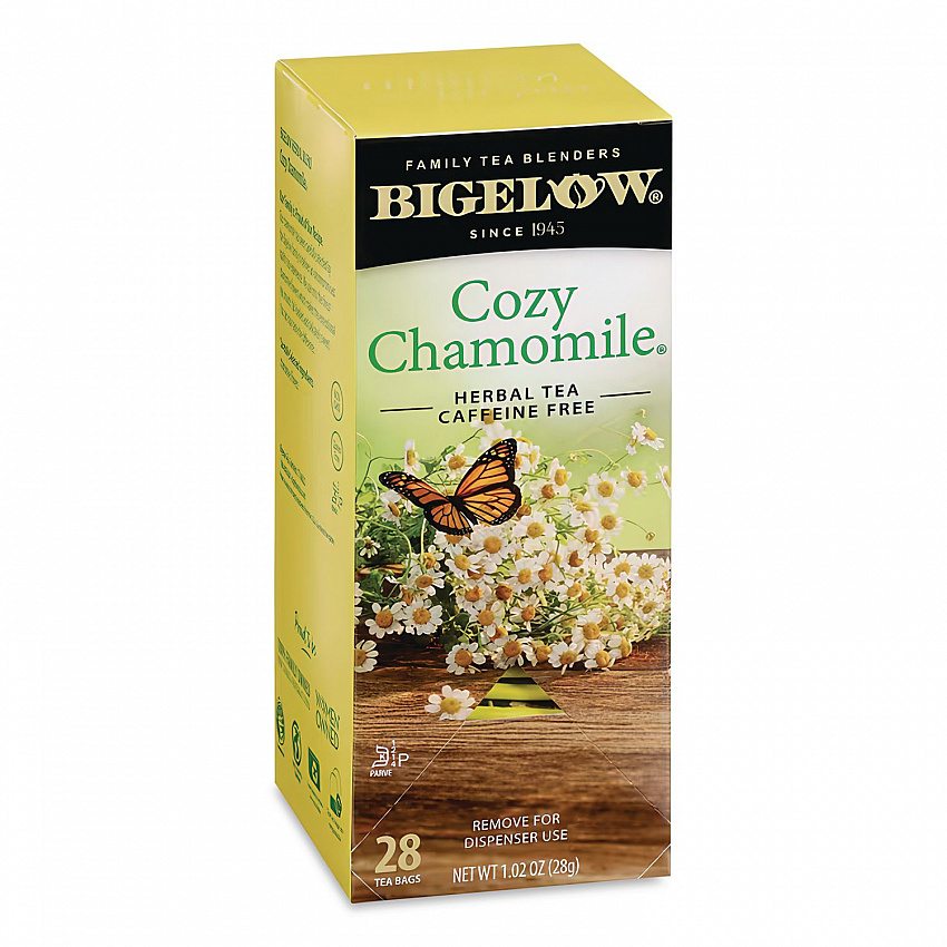 Single Flavor Tea, Cozy Chamomile, 28 Bags/Box (00401)