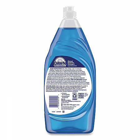 Manual Pot/Pan Dish Detergent, Original Scent, 38 oz Bottle, 8/Carton (45112CT)