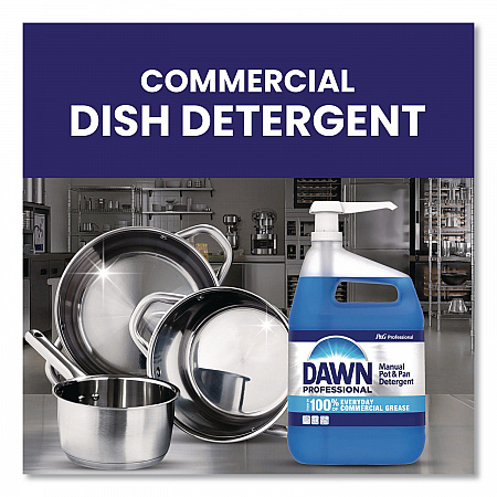 Manual Pot/Pan Dish Detergent, Original Scent, 38 oz Bottle, 8/Carton (45112CT)