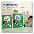 Plus Lotion Facial Tissue, 2-Ply, White, 124 Sheets/Box, 3 Box/Pack, 8 Packs/Carton (39363)