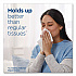 Plus Lotion Facial Tissue, 2-Ply, White, 124 Sheets/Box, 3 Box/Pack (39363PK)