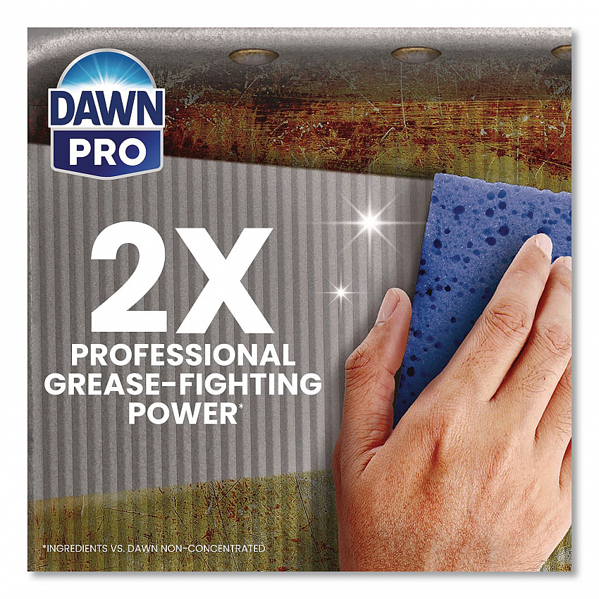 Manual Pot and Pan Dish Detergent with Pump, Dawn Original Scent, (1) Pump and (2) 1 gal Bottles/Carton (15260)
