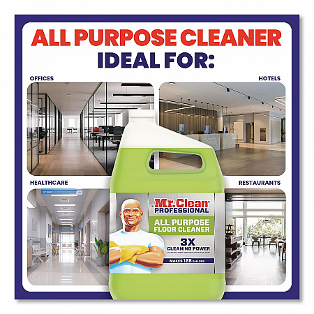 Finished Floor Cleaner, Lemon Scent, 1 gal Bottle, 3/Carton (02621CT)