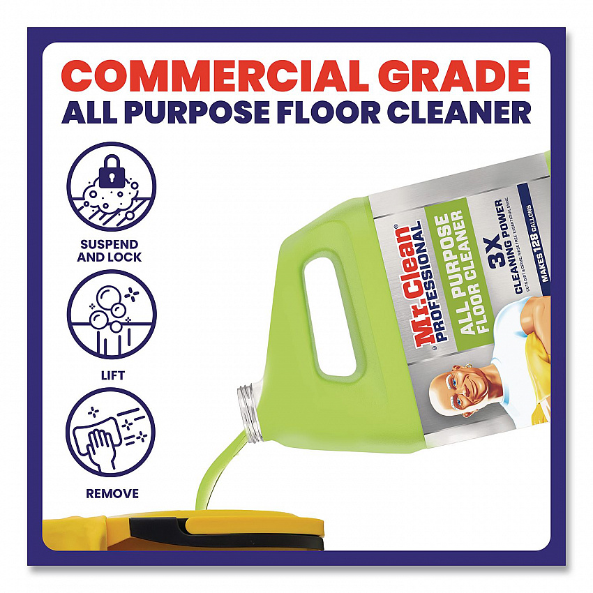 Finished Floor Cleaner, Lemon Scent, 1 gal Bottle (02621EA)