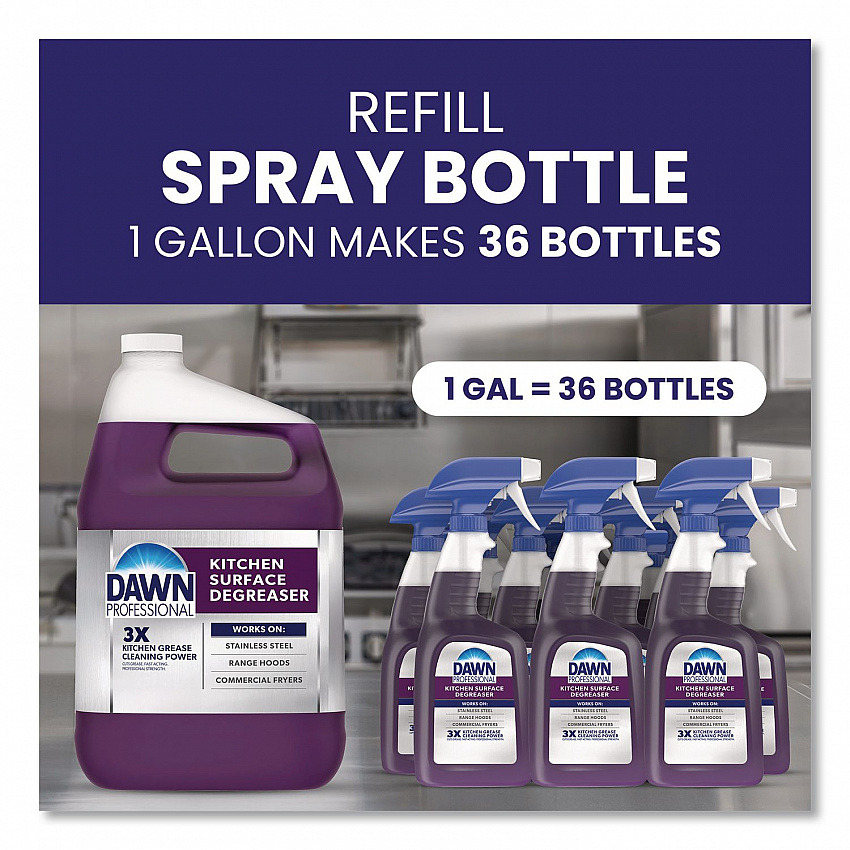 Kitchen Surface Degreaser, 1 gal Bottle, 2/Carton (07307)