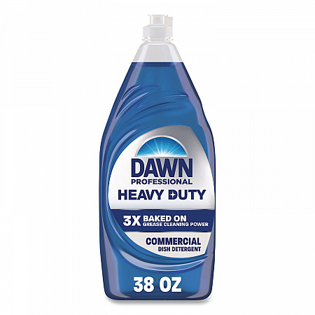 Heavy-Duty Manual Pot/Pan Dish Detergent, Original Scent, 38 oz Bottle, 8/Carton (08836)