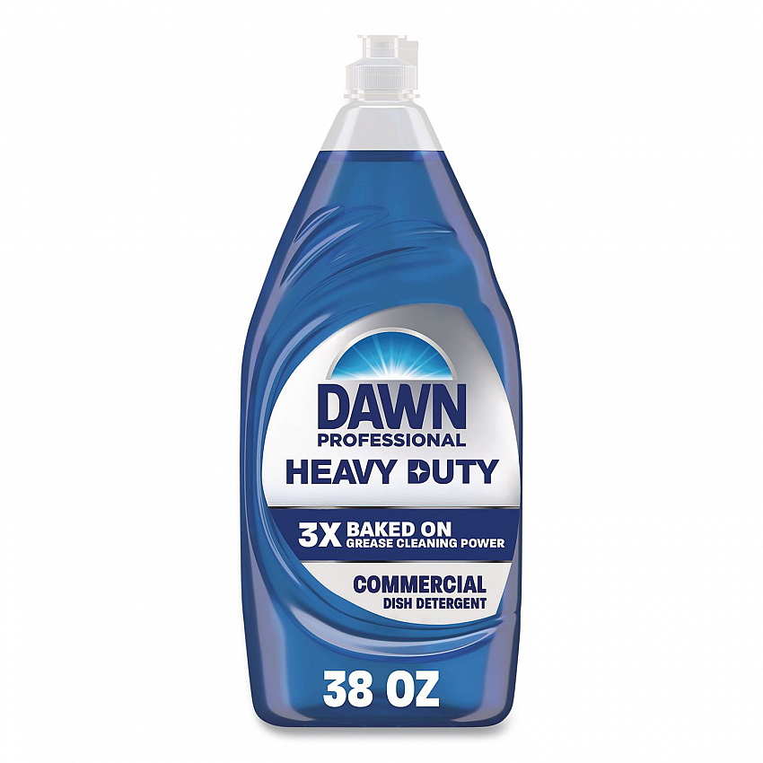 Heavy-Duty Manual Pot/Pan Dish Detergent, Original Scent, 38 oz Bottle, 8/Carton (08836)