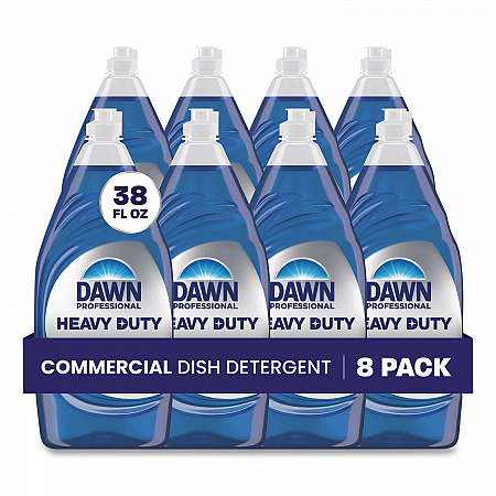 Heavy-Duty Manual Pot/Pan Dish Detergent, Original Scent, 38 oz Bottle, 8/Carton (08836)