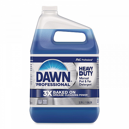 Heavy-Duty Manual Pot/Pan Dish Detergent, Original Scent, 1 gal Bottle, 4/Carton (08837)