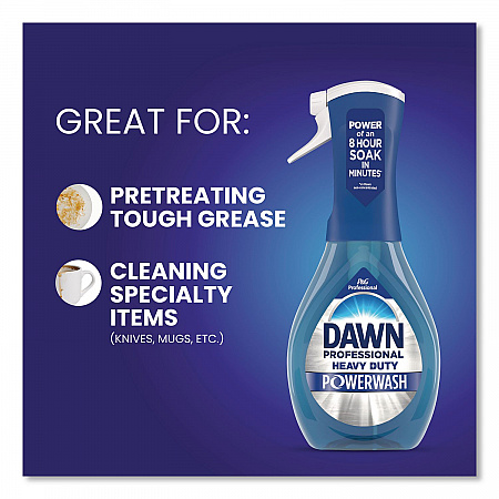 Heavy Duty Powerwash Commercial Dish Spray, Fresh Scent, 16 oz, 6 Pack: 6 Starter Kits (12301)