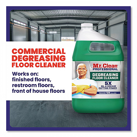 Degreasing Floor Cleaner, 1 gal Bottle, 3/Carton (19892)