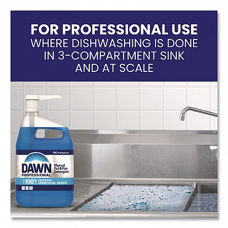 Manual Pot/Pan Dish Detergent, Original Scent, 1 gal Bottle (57445EA)