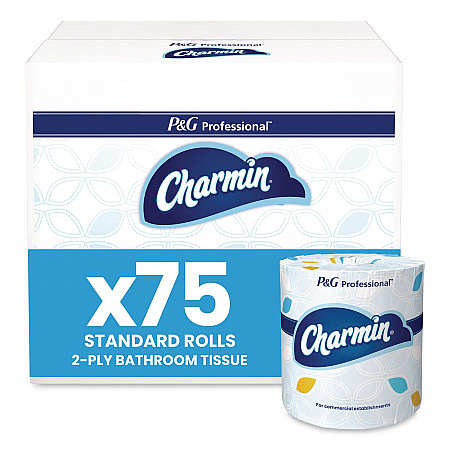 Commercial Bathroom Tissue,  Individually Wrapped, Septic Safe, 2-Ply, White, 450 Sheets/Roll, 75 Rolls/Carton (71693)
