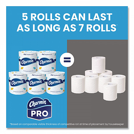 Commercial Bathroom Tissue,  Individually Wrapped, Septic Safe, 2-Ply, White, 450 Sheets/Roll, 75 Rolls/Carton (71693)