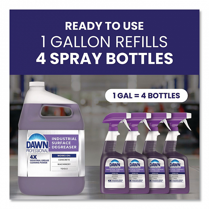 Industrial Surface Degreaser, 32 oz. Spray Bottle, 6/Carton (75324)