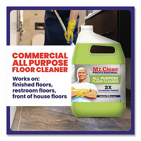 Finished Floor Cleaner, Lemon Scent, 1 gal Bottle, 3/Carton (02621CT)