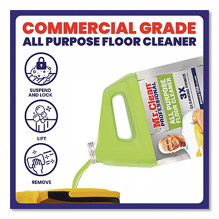 Finished Floor Cleaner, Lemon Scent, 1 gal Bottle, 3/Carton (02621CT)