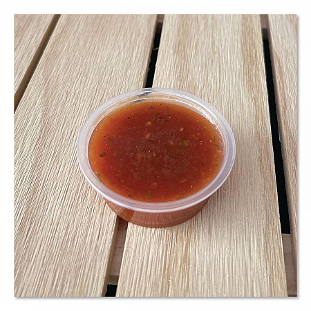 Portion Cups, 1.5 oz, Clear, 100/Pack, 25 Packs/Carton (60003016)