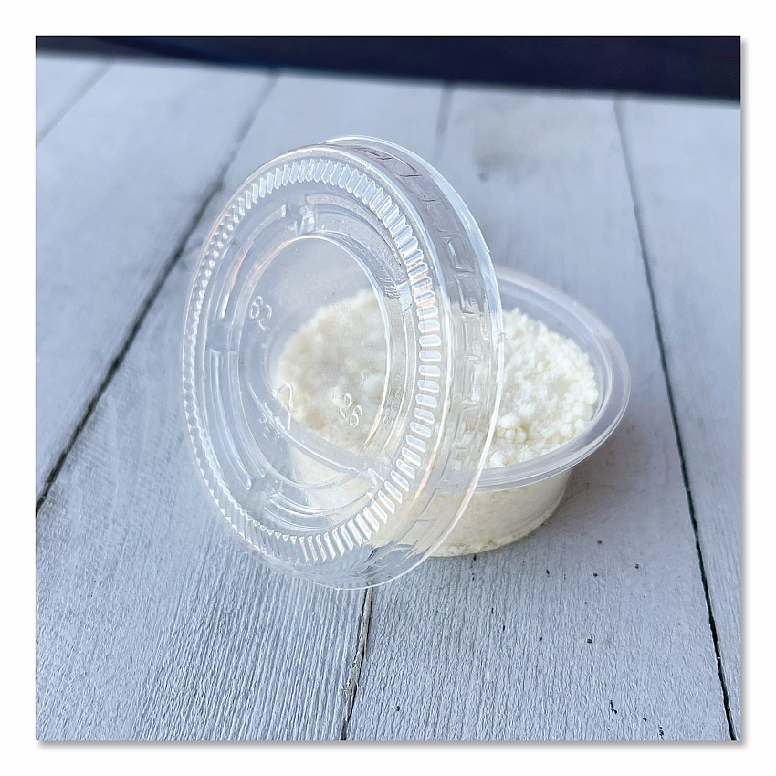 Portion Cup Lids, Fits 1.5 oz to 2 oz Portion Cups, Clear, 100/Pack, 25 Packs/Carton (60003027)