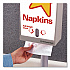 Mega Cartridge Napkin System Dispenser, 8 x 5.7 x 22.6, Gray (09023)