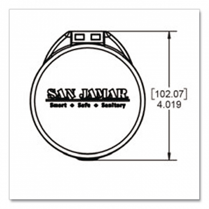 Flip Cap Replacement For C3165WH, White (100487)
