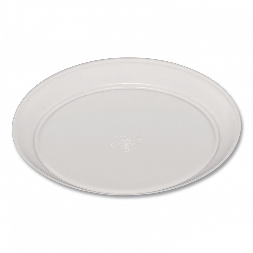 Epicure Melamine Dinner Plate, 8" dia, White, 48/Carton (4380302CT)