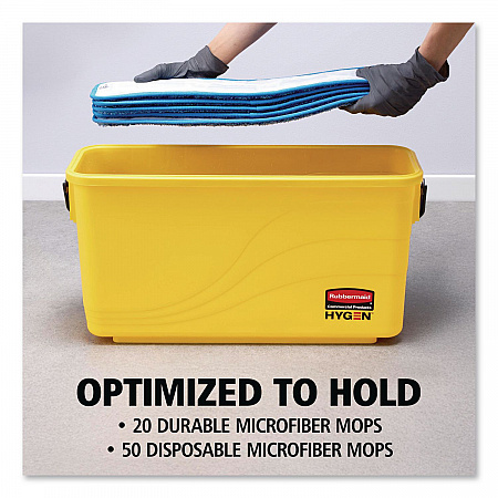 HYGEN Charging Bucket, 6.8 gal, Yellow (Q95088YW)