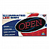 LED OPEN Sign, 10.5 x 20.13, Red and Blue Graphics (098099)