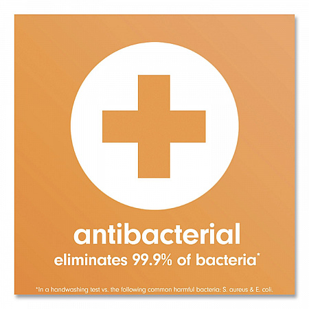 Antibacterial Liquid Hand Soap Refill, Fresh Scent, 50 oz, Orange, 3/Carton (61048277)