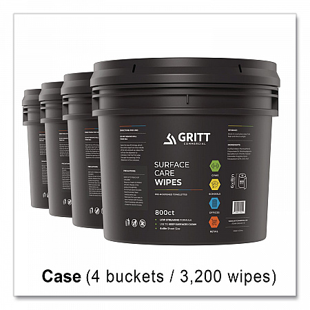 Surface Care Wipes, 1-Ply, 6 x 8, Fresh Scent, White, 800/Bucket, 4 Buckets/Carton (GRI5RW1BCS)