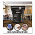 Dispenser and Wipes Starter Kit, 13.1 x 13.1 x 36, Black (GRI509BLKRW)
