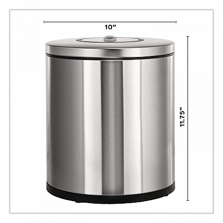 Stainless Steel Tabletop Wipes Dispenser, 10 x 10 x 11.75, Brushed Stainless Steel (GRI510T)