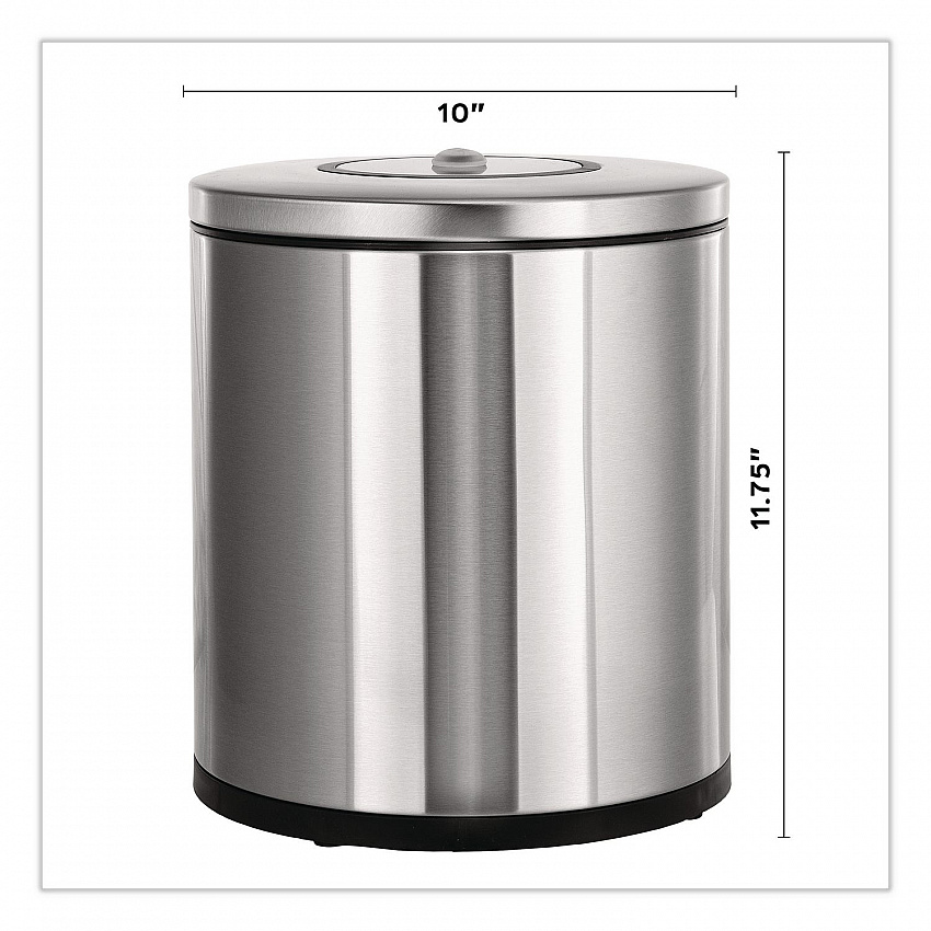 Stainless Steel Tabletop Wipes Dispenser, 10 x 10 x 11.75, Brushed Stainless Steel (GRI510T)