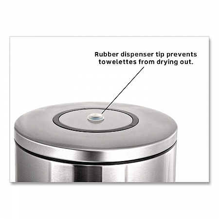 Stainless Steel Tabletop Wipes Dispenser, 10 x 10 x 11.75, Brushed Stainless Steel (GRI510T)