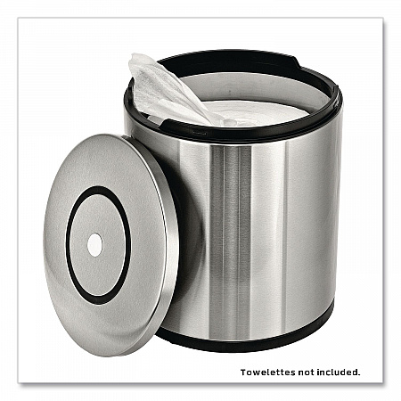 Stainless Steel Tabletop Wipes Dispenser, 10 x 10 x 11.75, Brushed Stainless Steel (GRI510T)