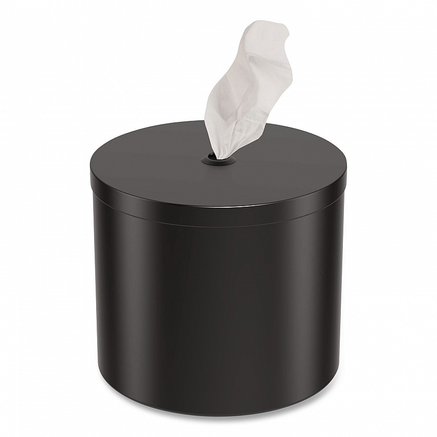 Stainless Steel Wall Mount Wet Wipe Dispenser, 9.7" x 9.7" x 9.8", Black (GRI510WBLK)