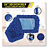Microfiber Looped Dust Mop Pad Head, 24 x 5, Blue, 3/Pack (GRI182243PK)