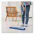 Microfiber Looped Dust Mop Pad Head, 24 x 5, Blue, 3/Pack (GRI182243PK)