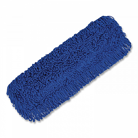 Microfiber Looped Dust Mop Pad Head, 24 x 5, Blue, 12/Carton (GRI1822412PK)