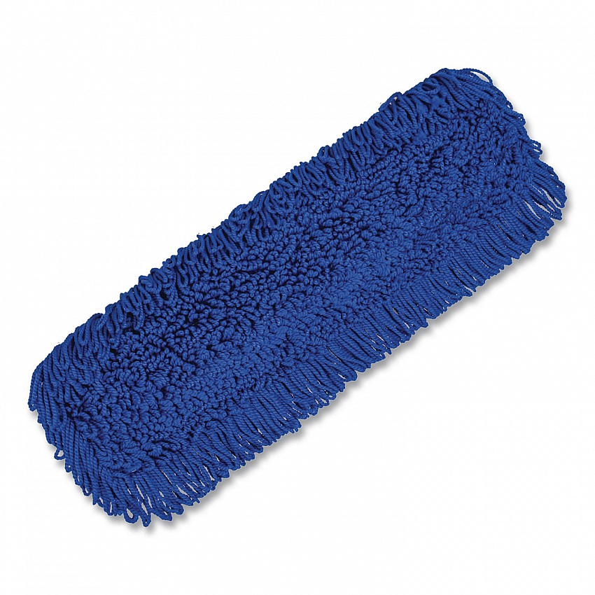 Microfiber Looped Dust Mop Pad Head, 24 x 5, Blue, 12/Carton (GRI1822412PK)