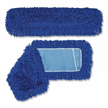 Microfiber Looped Dust Mop Pad Head, 36 x 5, Blue (GRI18236)
