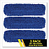 Microfiber Looped Dust Mop Pad Head, 36 x 5, Blue, 3/Pack (GRI182363PK)