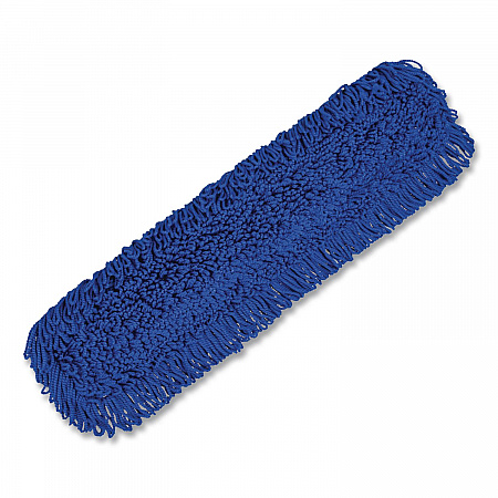 Microfiber Looped Dust Mop Pad Head, 36 x 5, Blue, 3/Pack (GRI182363PK)
