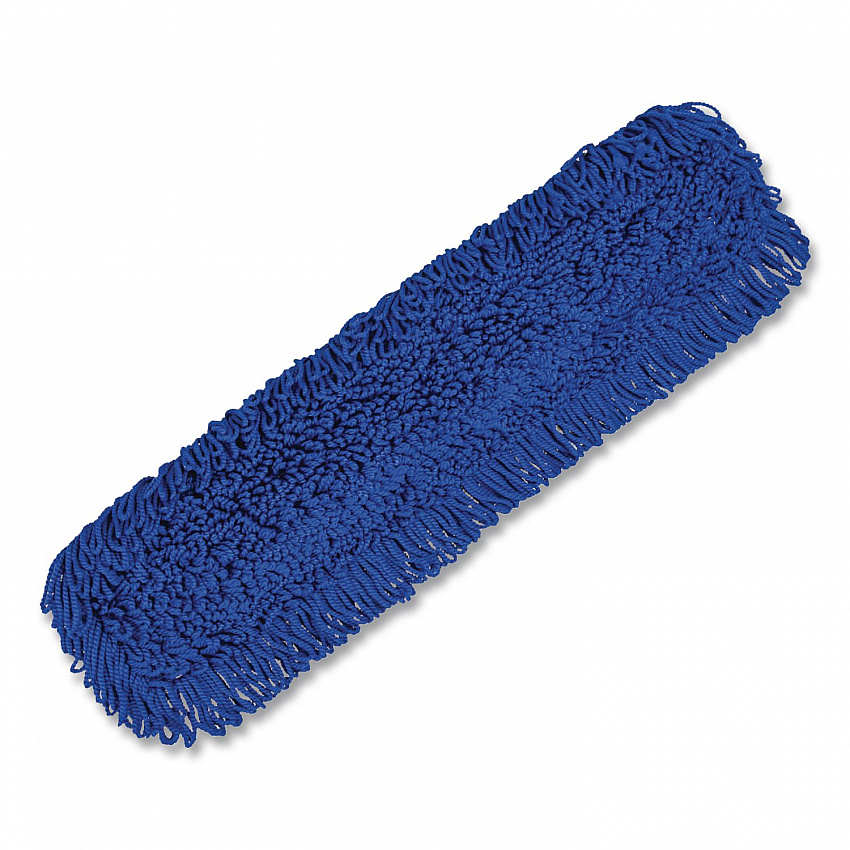 Microfiber Looped Dust Mop Pad Head, 36 x 5, Blue, 3/Pack (GRI182363PK)