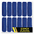 Microfiber Looped Dust Mop Pad Head, 36 x 5, Blue, 12/Carton (GRI1823612PK)
