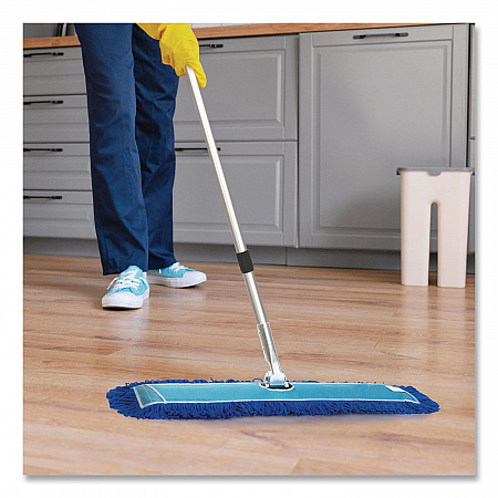 Microfiber Looped Dust Mop Pad Head, 48 x 5, Blue (GRI18248)