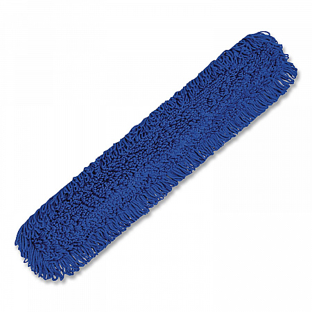Microfiber Looped Dust Mop Pad Head, 48 x 5, Blue, 3/Pack (GRI182483PK)