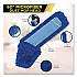 Microfiber Looped Dust Mop Pad Head, 60 x 5, Blue (GRI18260)